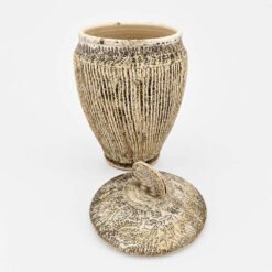 Robert Bende Handmade Ceramic Cremation Urn for Ashes Pottery Obvara Organic Urn Studios UK