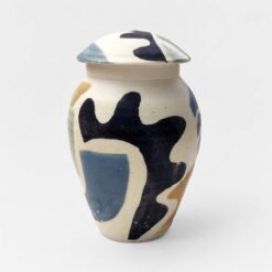 Gilly Whittington Handmade Painted Keepsake Urn for Ashes Artistic Colourful UK Urn Studios