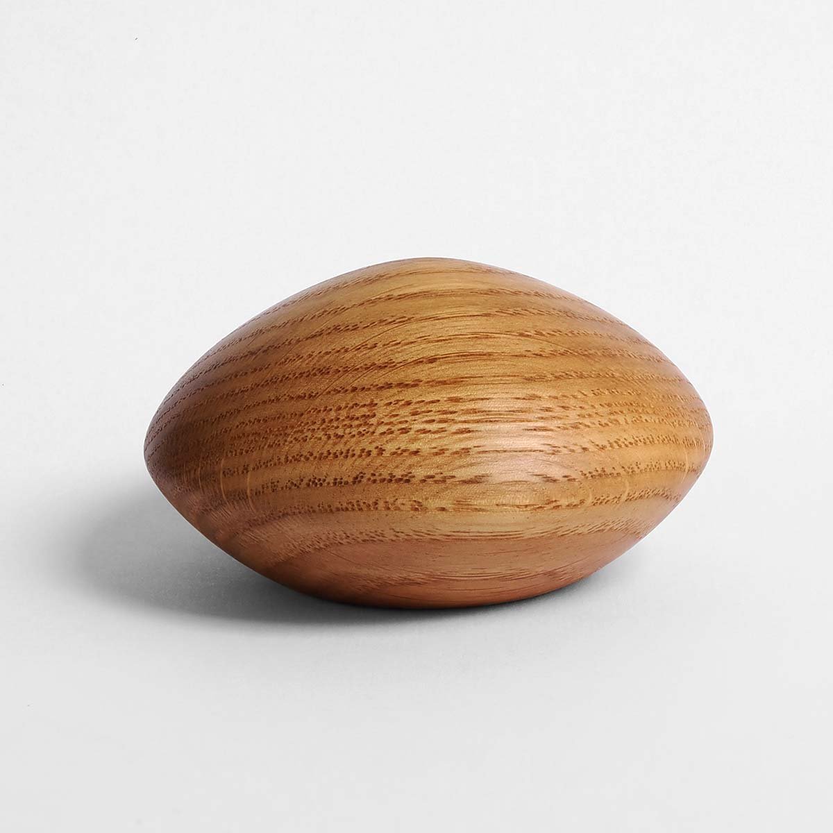 Wooden Pebble Keepsake Urn Keith Jaques Wooden Pebble Urn Oak Small Keepsake Round Wood Urn Studios Handmade UK