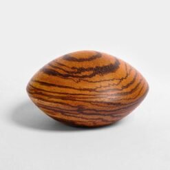 Wooden Pebble Keepsake Urn Keith Jaques Wooden Pebble Urn Zebrano Small Keepsake Round Wood Urn Studios Handmade UK