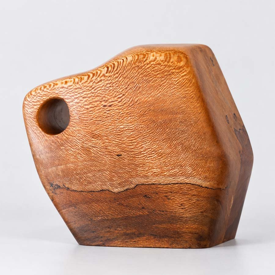 California Sycamore Small Wooden Urn CC Boyce California Sycamore Wooden Urn for Ashes USA Handmade Artistic Wood Urn Studios
