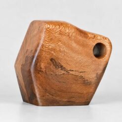 CC Boyce California Sycamore Wooden Urn for Ashes USA Handmade Artistic Wood Urn Studios